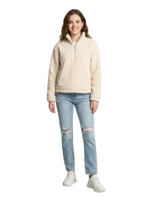 Sherpa Pullover Jacket